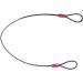 ABUS Cobra 5/75 Loop Cable - 75cm Steel Cable with Plastic Cover for Bicycle & Motorcycle Accessories - 5mm Thick Black - Buy Online on GoSupps.com