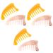 TOVINANNA 6 STK Massage comb scalp massager gua Sha comb massage comb massage comb tool neck massager massage plate scratch kamm moon scratching board scalp ridge jade comb beeswax