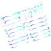 Healvian 30 Sheets Eyeliner Sparkle Stickers Boho Face Stickers Eye Shadow Makeup Stickers Eye Glitter Cling 1 count (Pack of 1) As Shownx5pcs - Buy Online on GoSupps.com