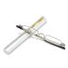 KoKoBin Mini Slim Reading Glasses Spring Hinge Metal Reading Aid Unisex Visual Aid with Case (Silver 2.50) Silver +2.50