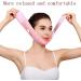 Face Slimming Strap V Shaped Slimming Mask Double Chin Reducer Pain-Free Facial Lifting Bandage For Eliminates Sagging Skin Lifting Firming anti wrinkle anti aging (Pink) - Buy Online on GoSupps.com