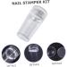 Beatifufu 4 Fully Transparent Handle with Lid Silicone Seal Nails Accessories Jelly Stamper for Nail Art Nail Polish Nail Art Stamping Kit Nail Kit for Manicure Tools Image Plastic - Buy Online on GoSupps.com