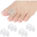 4 Pairs Transparent Toe Separators - Pain Relief for Bunion & Overlapping Toes - Gel Toe Spreader for Comfort - Buy Online on GoSupps.com