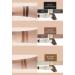Eyebrow Stamp Stencil Kit - Waterproof One-Step Brow Makeup Set with 24 Stencils Gel Brush & Razor | Long Lasting Medium Brown & Brown Colors - Buy Online on GoSupps.com