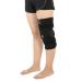 Orthopedic Knee Pads for Ligament Injury | Knee Support Brace - Black 33x22cm - Buy Online on GoSupps.com