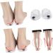 FOMIYES Silicone Gel Shoe Pads - 6 Pairs Orthopedic Insoles & Arch Support for O/X Leg Correction - Buy Online on GoSupps.com