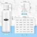 Flintronic 100ml Empty Travel Bottles Set - 10 Pieces with Funnel for Cosmetics Shampoo & Lotion | Perfect for Air Travel & Business Trips - Buy Online on GoSupps.com