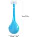 Childrens Toothbrush - Soft Manual Kids Toothbrushes | 3-Sided Training Toothbrush with Silicone Head Inverted Cleaning Toothbrush for Babies from 2-12 Years Nicything Blue - Buy Online on GoSupps.com