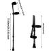 Carbon Fiber Folding Crutches Adjustable Forearm Crutches Lightweight Aluminum Crutches for Adults and Teenagers 2 counts - Buy Online on GoSupps.com