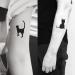 Oottati Small Cute Cat Totem Neck Temporary Tattoo Set (2-Pack) - Buy Online on GoSupps.com