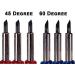 German Carbide Craft Blades Bulk Pack (20 Pack - 15 Standard & 5 Deep Point) - Red/Blue - Buy Online on GoSupps.com