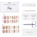 DANNI & TONI 28 Gel Nail Polish Strips - Autumn Fascinating Marble Stamping Design - Buy Online on GoSupps.com
