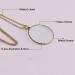 Magnifying Glasses for Hobbies Reading Magnifier 10x Magnification Mini Portable High-Definition Magnifying Glass Metal Jewelry Lanyards Vision - Buy Online on GoSupps.com