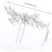Unicra Bride Wedding Crystal Hair Pins - Silver Bridal Hair Pieces for Women and Girls - Buy Online on GoSupps.com