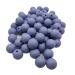 50pcs Brunnera Blue Color Silicone Round Beads Sensory 15mm Silicone Pearl Bead Bulk Mom Necklace DIY Jewelry Making Decoration