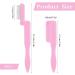2 Pcs Folding Eyelash Comb & Eyebrow Comb - Stainless Steel Lash Separator Tool for Mascara & Makeup - Professional Pink Eyelash & Brow Applicator - Buy Online on GoSupps.com