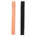 Soymilk 2 Pack Adjustable and Breathable Replacement Wristband Soft Wristband for Heart Rate Monitor - (Black+Orange)
