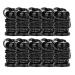 Vitaciti 10 Round Black Detox Foot Bath Arrays Stainless Steel Aqua Ionic Cleansing Accessory for Ionic Detox Foot Spa Cleanse Machines