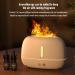 GRETREE Aroma Diffuser 250ML - Fire Flame Effect LED 3D Quiet Ultrasonic Essential Oil Humidifier - White - Buy Online on GoSupps.com