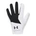 Under Armour Mens Ua Medal Golf Glove Full Finger L2XL Black