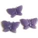 Hand Carved Crystal Gemstones Natural Quartz Crystal purpie mica Butterfly for Gift - (Color: Purple Size: 2inch) Chakra Reiki Balancing - Buy Online on GoSupps.com