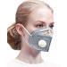 SpellLash Face Masks with Breathing Valve - 5 Pack | Breathable & Lightweight Sports Masks for Men & Women | Anti-Irritant Comfortable Gray Face Masks - Buy Online on GoSupps.com