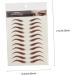 BIUDECO Eyebrow Pen 9 Sheets Waterproof Eyebrow Stickers Eyebrow Transfers Stickers for Women Temporary Brow Tattoos 6d - Buy Online on GoSupps.com