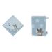 Sterntal hooded bathing towel donkey emmi age: from 0 months 100 x 100 cm cotton medium blue & 7202000 wash gloves Emmi blue EMMI 2020 with stars 100x100 cm (1 Pack) bundle with washing glove