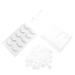 LALAFINA Eyelash Extension Practice Kit | Beginner-Friendly Eyelash Set with Glue Cups & Natural Fake Lashes | Ideal Makeup Tools for Salons & DIY Use - Buy Online on GoSupps.com