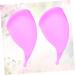 JECOMPRIS Menstrual Cup - 2pcs Silicone Period Cup for Women - Medical Grade Violet Purple - Eco-Friendly & Comfortable - Buy Online on GoSupps.com