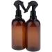 Buy Sgersten 2 x 500ml Empty Amber Spray Bottles for Essential Oils & Aromatherapy - Durable Plastic | International Shipping - Buy Online on GoSupps.com