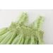PythJooh Baby Girl Tulle Dress - Toddler Sleeveless Butterfly Wings Tutu Princess Dress for 2-3 Years | Daisy Stars Sundress with Flowers Green - Buy Online on GoSupps.com