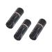 3pcs Fashion Lipstick Tube Lipstick Subpackaging Bottle Stylish Lipstick Tube Mini Lipstick Tube Marbling Packaging Material 0.04 Ounce (Pack of 1) Black