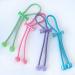 Pulleez Sliding Ponytail Holder Set of 4 - Acrylic Charms - Elastic Hair Ties - Buy Online on GoSupps.com