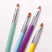 Dual-Ended Nail Gel Brush - Acrylic & UV Gel Picker Tool for Extensions | Manicure Brush Pen (Purple) - Buy Online on GoSupps.com