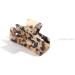 Large Cutout Tortoise Shell Hair Claw Clip - French Design Rectangle Hair Clamp for Women and Girls - Buy Online on GoSupps.com