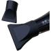 3Pcs Professional Plastic Hair Dryer Nozzle Comb Set - Salon Styling Tool Accessories (Black) - Buy Online on GoSupps.com