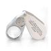Magnifying Glasses Educational Hobby Magnifiers Jewelry Identification Magnifying Glass Hd Mini Metal Handheld Magnifying Glass with Led Lights