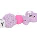 Clip Holder Teething Toy - Washable Cartoon Silicone Clip for Toddlers - Purple Shower Gift - Buy Online on GoSupps.com