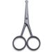 Facial Hair Grooming Scissors Set - Eyebrow Nose Mustache Beard Trimming Kit for Men & Women - Safety Tip Hair Clippers (Black - Buy Online on GoSupps.com