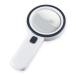 Optical Glass Lens Magnifier with Light Magnifier Antique Collection Appreciation Reading Magnifier Black and White 30x Made in China