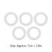 Soft Silicone Teething Ring Bracelet for Home and Travel - White - Buy Online on GoSupps.com