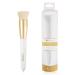 DUcare Foundation Brush for Liquid Makeup Flat Top Kabuki Synthetic Professional Makeup Brushes Liquid Blending Powder Buffing Stippling Concealer Makeup Brush White/Gold X1-02