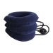 Worparsen Neck Tractor Improve Soreness Cervical Traction Inflatable Safe Convenient Elastic Royal Blue