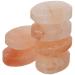 Pure Himalayan Salt Works Flat Oval Massage Stone, Pink Crystal Hand-carved Stone for Massage Therapy, Deodorant and Salt and Sugar Scrubs, 2.5" W X 3.5" L X 1" D (pack Of 6), 6 count