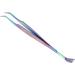 Pet Tweezers Stainless Steel Coated Remover Tool 2 in 1 for Dogs Cats - Buy Online on GoSupps.com
