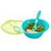 Vital Baby Nourish Scoop Feeding Set with Weaning Spoon Baby Led Weaning and Feeding Bowl Soft & Flexible Spoon Tips - Baby Weaning Essentials - Leak-Proof - BPA Phthalates & Latex Free