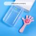 Baby Finger Shaped Teether Clappers - Food Grade Silicone Teether (Yellow) - Buy Online on GoSupps.com