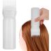 Hair Dye Brush Bottle Shampoo Bottle Oil Coloring Dispensing Applicator Brush Tip Tools with 120ml Capacity for Hair Dyeing(White) - Buy Online on GoSupps.com