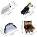Limtula Hair Claw Clip Cute Animal Hair Clip for Women Girls Styling Bird Hairpin Hair Clip for Thick Hair Thin Hair Great white parrot - Buy Online on GoSupps.com